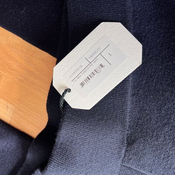 Attersee, 100% Merino Wool, Knit Pant, in Midnight, Size Large, NWT - Picture 4 of 14